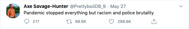 Tweet on Racism